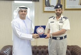 Visit of the AAU Chancellor to Al Ain Police Directorate