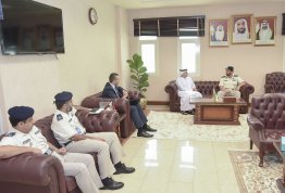 Visit of the AAU Chancellor to Al Ain Police Directorate