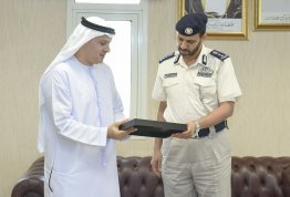 Visit of the AAU Chancellor to Al Ain Police Directorate