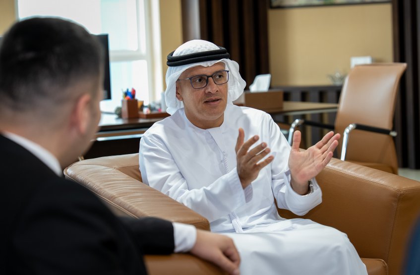 A delegation from the Embassy of Uzbekistan visits Al Ain University.